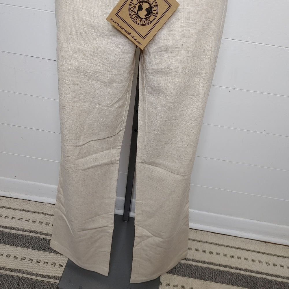 The Earth Collection linen & cotton wide leg pants - Picture 3 of 11